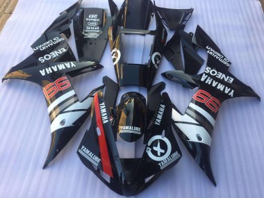 Carénage Moto Yamaha R1 2002-2003 - Noir Blanc