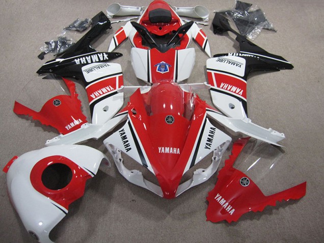 Carénage Moto Yamaha R1 2007-2008 - Rouge Blanc Carénage Moto Yamaha R1 2007-2008 - Rouge Blanc