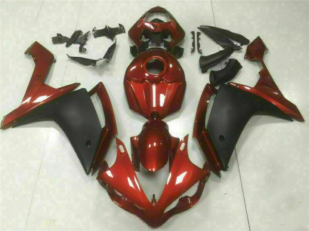 Carénage Moto Yamaha R1 2007-2008 - Rouge Noir Carénage Moto Yamaha R1 2007-2008 - Rouge Noir