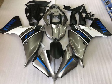 Carénage Moto Yamaha R1 2012-2014 - Argent Bleu