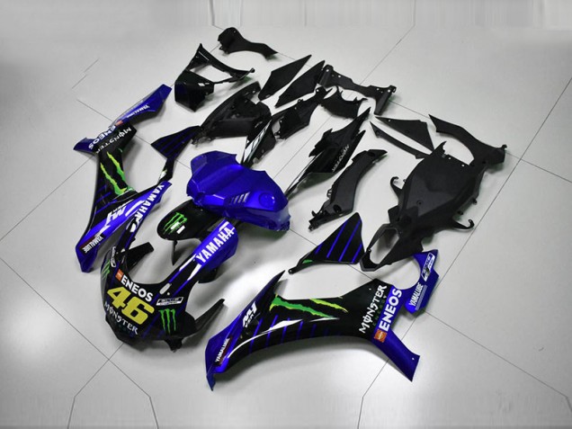 Carénage Moto Yamaha R1 2015-2019 - Bleu Bleu Blanc ENEOS 46 Monster Carénage Moto Yamaha R1 2015-2019 - Bleu Bleu Blanc ENEOS 46 Monster