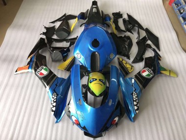 Carénage Moto Yamaha R1 2015-2019 - Bleu Requin