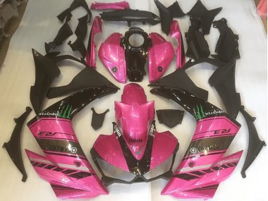 Carénage Moto Yamaha R3 2015-2022 - Rose et Noir