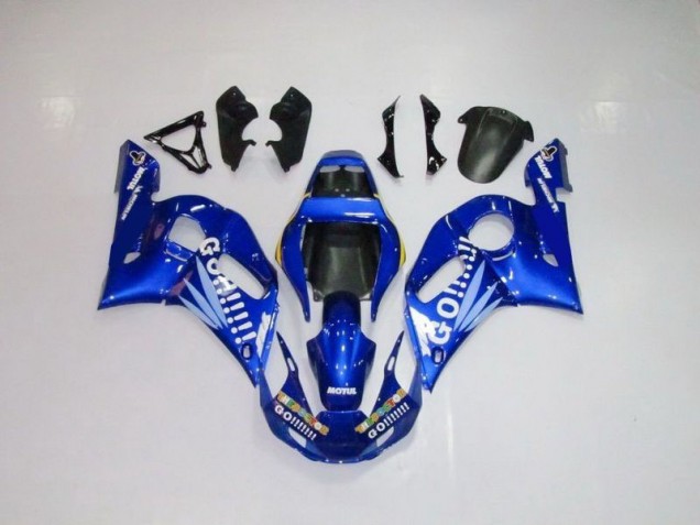 Carénage Moto Yamaha R6 1998-2002 - Bleu Blanc Go Motul Carénage Moto Yamaha R6 1998-2002 - Bleu Blanc Go Motul