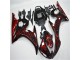 Carénage Moto Yamaha R6 2003-2005 - Noir Rouge Flamme Carénage Moto Yamaha R6 2003-2005 - Noir Rouge Flamme
