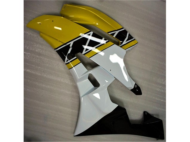 Carénage Moto Yamaha R6 2006-2007 - Jaune Blanc Noir