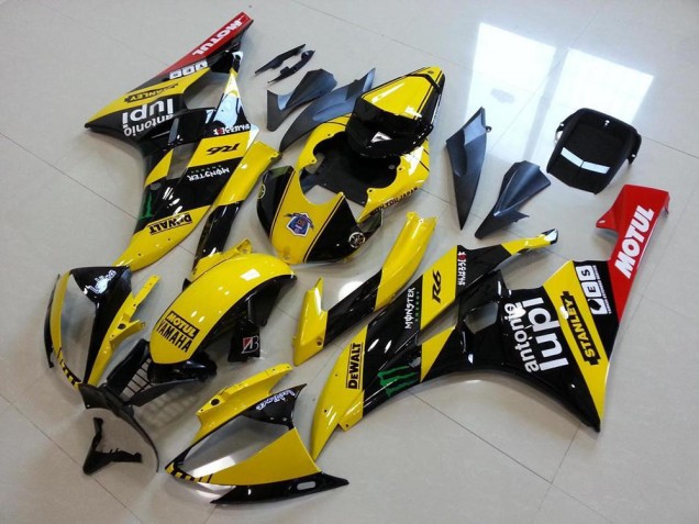Carénage Moto Yamaha R6 2006-2007 - Jaune Monster Lupi Carénage Moto Yamaha R6 2006-2007 - Jaune Monster Lupi