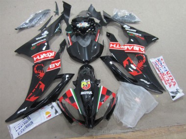 Carénage Moto Yamaha R6 2008-2016 - Noir Blanc Motul