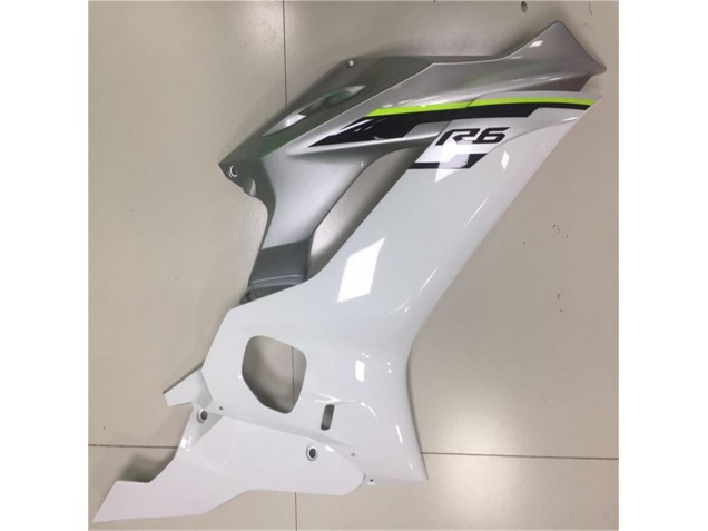 Carénage Moto Yamaha R6 2017-2023 - Blanc Argent Carénage Moto Yamaha R6 2017-2023 - Blanc Argent