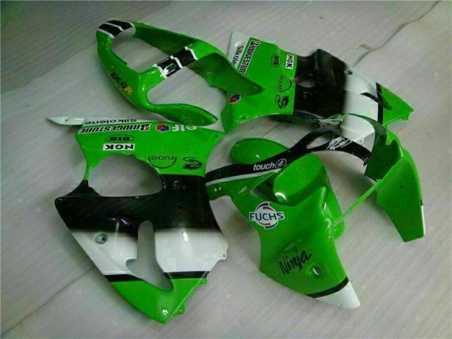 Carénages Moto & Carrosserie Kawasaki ZX6R 2000-2002 - Vert Noir Carénages Moto & Carrosserie Kawasaki ZX6R 2000-2002 - Vert Noir