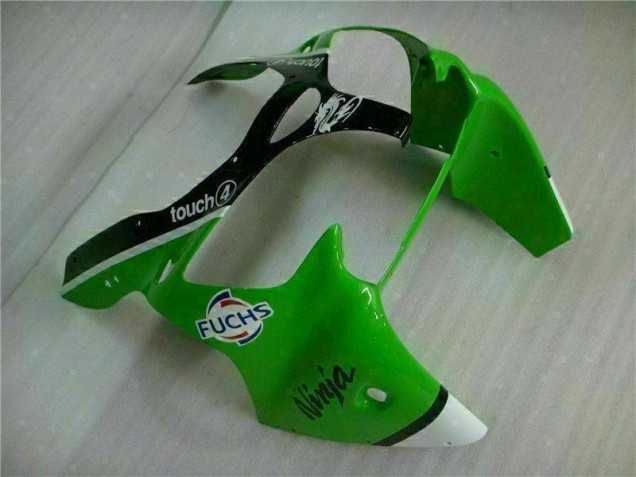 Carénages Moto & Carrosserie Kawasaki ZX6R 2000-2002 - Vert Noir Carénages Moto & Carrosserie Kawasaki ZX6R 2000-2002 - Vert Noir
