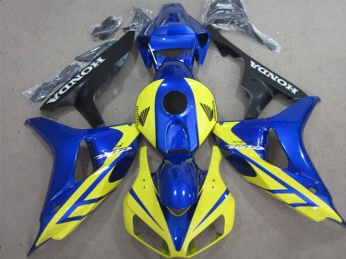 Carénages Moto Honda CBR 1000 RR 2006-2007 - Bleu Jaune