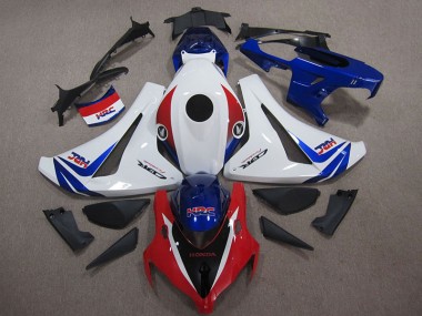 Carénages Moto Honda CBR 1000 RR 2008-2011 - Blanc Bleu Rouge HRC