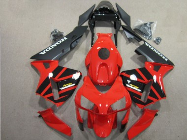 Carénages Moto Honda CBR 600 RR 2003-2004 - Rouge Noir