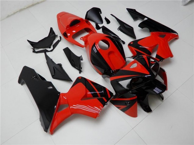 Carénages Moto Honda CBR 600 RR 2005-2006 - Rouge Noir Carénages Moto Honda CBR 600 RR 2005-2006 - Rouge Noir