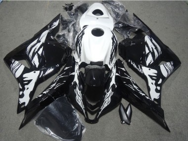 Carénages Moto Honda CBR 600 RR 2009-2012 - Noir Blanc