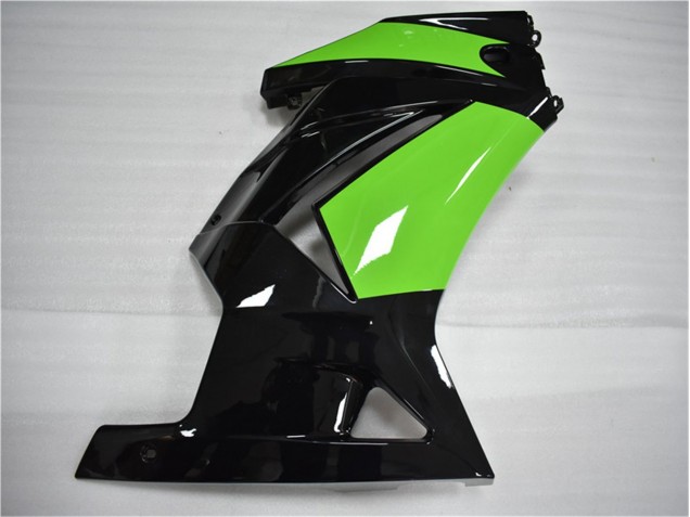Carénages Moto Kawasaki EX250 2008-2012 - Noir Vert Carénages Moto Kawasaki EX250 2008-2012 - Noir Vert