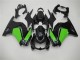 Carénages Moto Kawasaki EX250 2008-2012 - Noir Vert Carénages Moto Kawasaki EX250 2008-2012 - Noir Vert