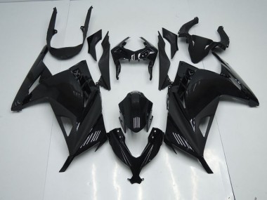 Carénages Moto Kawasaki ZX 300R 2013-2016 - Noir
