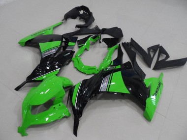 Carénages Moto Kawasaki ZX 300R 2013-2016 - Noir Vert