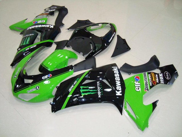 Carénages Moto Kawasaki ZX10R 2006-2007 - Vert Monster Carénages Moto Kawasaki ZX10R 2006-2007 - Vert Monster