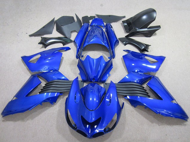 Carénages Moto Kawasaki ZX14R ZZR 1400 2006-2011 - Bleu Carénages Moto Kawasaki ZX14R ZZR 1400 2006-2011 - Bleu
