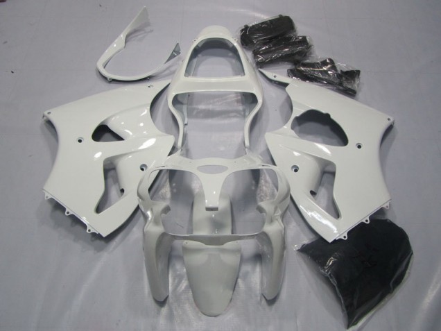 Carénages Moto Kawasaki ZX6R 2000-2002 - Blanc Carénages Moto Kawasaki ZX6R 2000-2002 - Blanc
