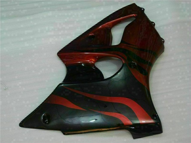 Carénages Moto Kawasaki ZX6R 2000-2002 - Rouge Carénages Moto Kawasaki ZX6R 2000-2002 - Rouge