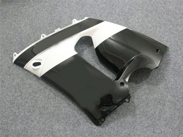 Carénages Moto Kawasaki ZX6R 2005-2006 - Noir Blanc Carénages Moto Kawasaki ZX6R 2005-2006 - Noir Blanc