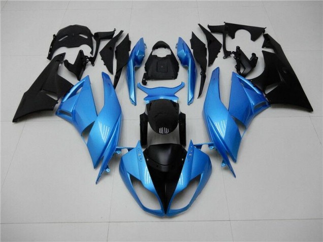 Carénages Moto Kawasaki ZX6R 2009-2012 - Bleu Noir Carénages Moto Kawasaki ZX6R 2009-2012 - Bleu Noir