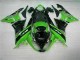 Carénages Moto Kawasaki ZX6R 2009-2012 - Vert Noir Carénages Moto Kawasaki ZX6R 2009-2012 - Vert Noir