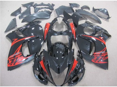 Carénages Moto Suzuki GSXR 1300 Hayabusa 2008-2019 - Noir Rouge
