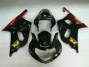Carénages Moto Suzuki GSXR 600 / 750 K1 K2 K3 2001-2003 - Noir