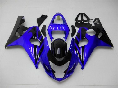 Carénages Moto Suzuki GSXR 600 / 750 K4 2004-2005 - Bleu Noir