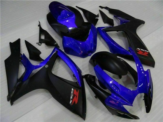 Carénages Moto Suzuki GSXR 600 / 750 K6 2006-2007 - Bleu Noir Carénages Moto Suzuki GSXR 600 / 750 K6 2006-2007 - Bleu Noir
