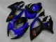 Carénages Moto Suzuki GSXR 600 / 750 K6 2006-2007 - Bleu Noir Carénages Moto Suzuki GSXR 600 / 750 K6 2006-2007 - Bleu Noir