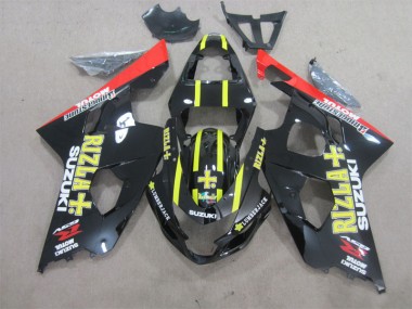 Carénages Moto Suzuki GSXR 600 K4 2004-2005 - Noir Jaune Rizla
