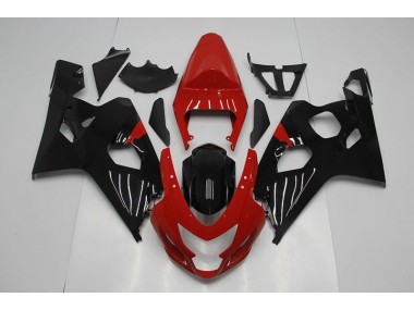 Carénages Moto Suzuki GSXR 750 K4 2004-2005 - Rouge Noir