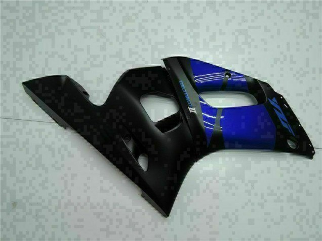 Carénages Moto Yamaha R6 1998-2002 - Bleu Noir Carénages Moto Yamaha R6 1998-2002 - Bleu Noir
