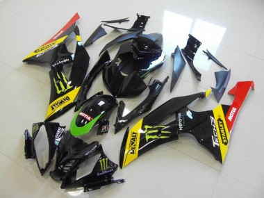 Carénages Moto Yamaha R6 2008-2016 - Jaune Monster