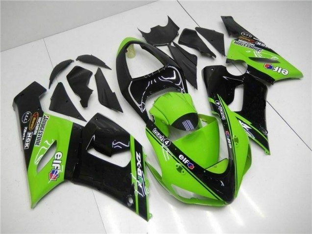 Carrosserie Moto Kawasaki ZX6R 2005-2006 - Vert Carrosserie Moto Kawasaki ZX6R 2005-2006 - Vert