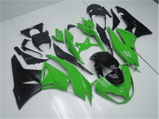 Carrosserie Moto Kawasaki ZX6R 2009-2012 - Vert Noir Carrosserie Moto Kawasaki ZX6R 2009-2012 - Vert Noir