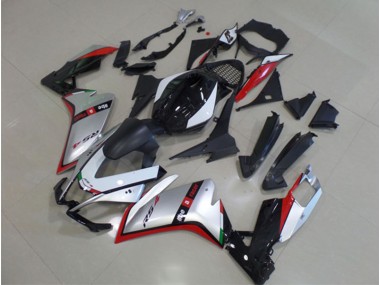 Carrosserie Moto Aprilia RS4 50 125 2011-2018 - Noir Argent Rouge