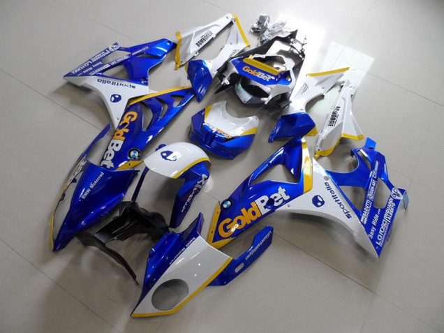 Carrosserie Moto BMW S1000RR 2009-2014 - Bleu Blanc GoldBet Carrosserie Moto BMW S1000RR 2009-2014 - Bleu Blanc GoldBet