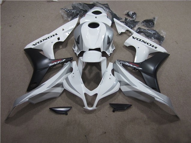 Carrosserie Moto Honda CBR 600 RR 2007-2008 - Blanc Noir Carrosserie Moto Honda CBR 600 RR 2007-2008 - Blanc Noir