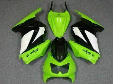 Carrosserie Moto Kawasaki EX250 2008-2012 - Vert Noir Ninja