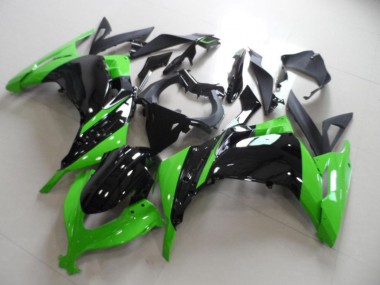 Carrosserie Moto Kawasaki ZX 300R 2013-2016 - Noir Vert