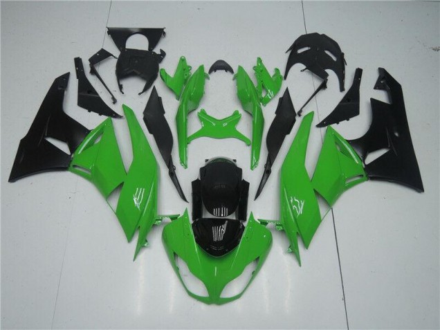 Carrosserie Moto Kawasaki ZX6R 2009-2012 - Vert Noir Carrosserie Moto Kawasaki ZX6R 2009-2012 - Vert Noir