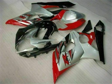 Carrosserie Moto Suzuki GSXR 1000 K5 2005-2006 - Rouge Blanc