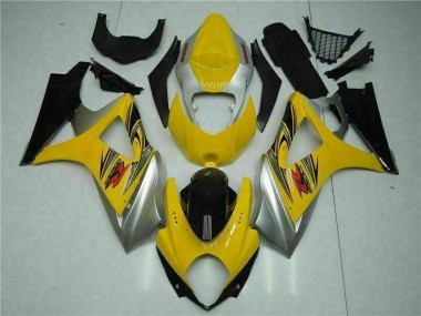 Carrosserie Moto Suzuki GSXR 1000 K7 2007-2008 - Jaune